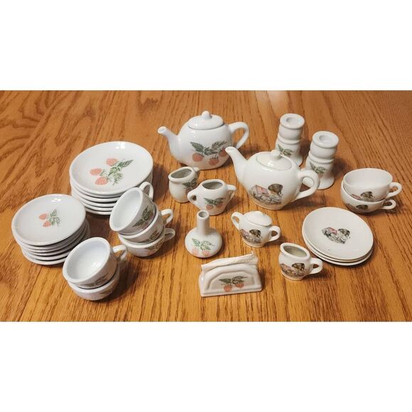 Small children's coffee/tea & dessert set - Picture 1 of 9